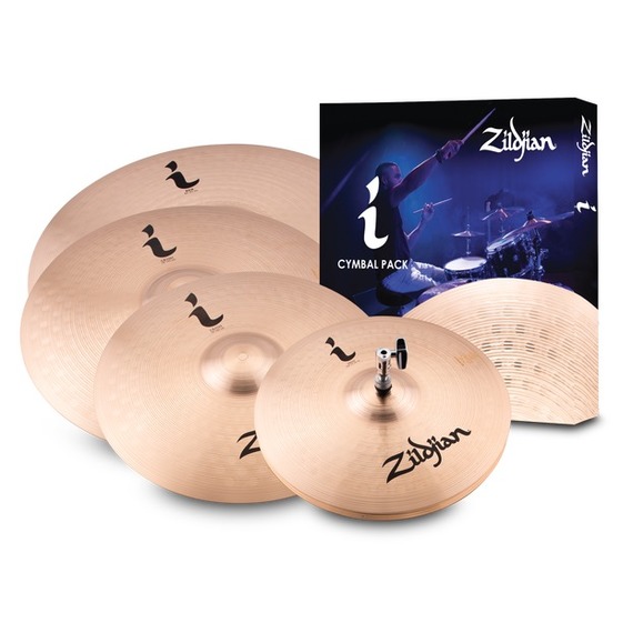 Zildjian I Family Pro Gig Cymbal Pack - 14" Hi -Hats, 16" & 18" Crash, 20" Ride