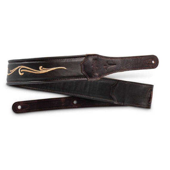 Taylor Leather Vine Strap - 2.5" Chocolate Brown