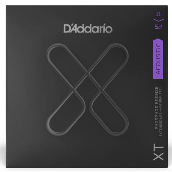 D'Addario XT Coated Phosphor Bronze Acoustic Strings - 11-52