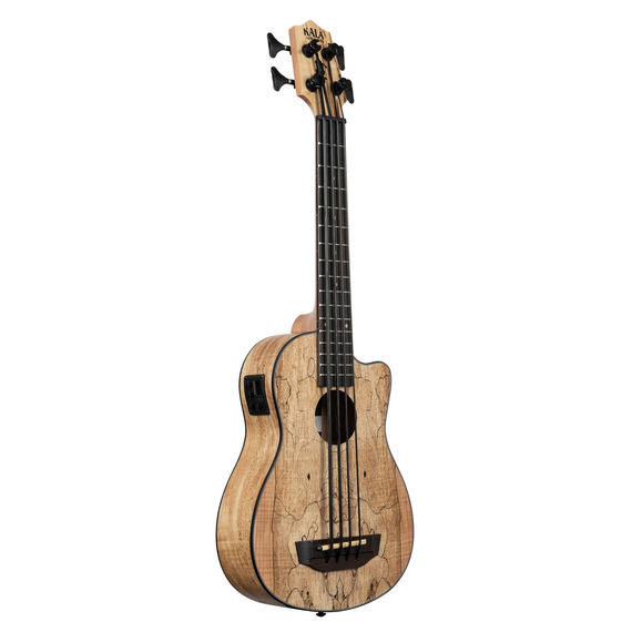 Kala Spalted Maple Acoustic-Electric U-BASS
