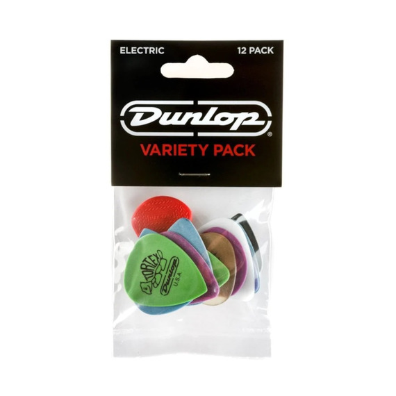 Jim Dunlop Variety 12 Pack of Guitar Picks - Electric