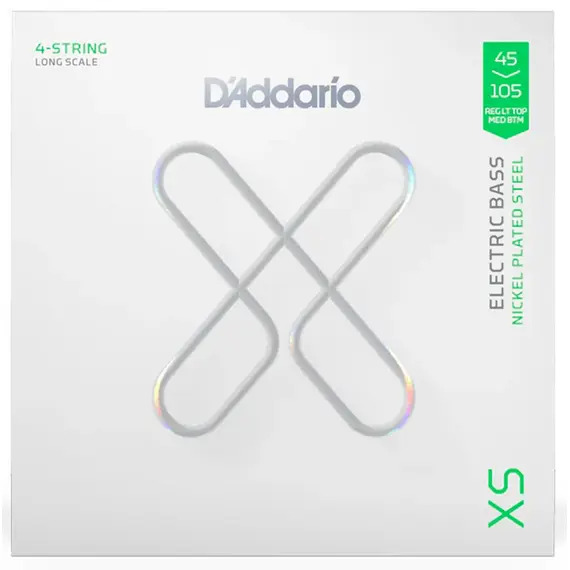 D'Addario XS Coated Nickel Bass Guitar Strings - 45-105