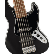 Squier Affinity Jazz Bass VI -  Black Metallic Laurel