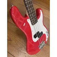 SECONDHAND Squier Mini Precision Bass, Short Scale Bass Guitar - Dakota Red