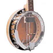 Gold Tone 6-String Deluxe Banjitar Bell Brass Tone Ring & Pickup with Hard Case