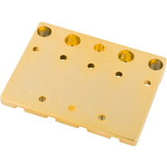 Fender HiMass 4-String Bass Bridge Assembly With Zinc Saddles