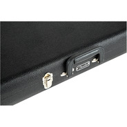 Fender Standard Black Hard Case - Black Acrylic Interior - Mustang BASS/ Musicmaster BASS/ Bronco BASS
