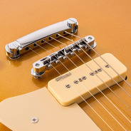 Vintage V100 ReIssued Series Electric Guitar - Gold Top