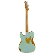 Fender Custom Shop Custom Shop 2018 Ltd Reverse Custom HS Telecaster Heavy Relic - Aged Daphne Blue over 3-Colour Sunburst