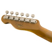 Fender Custom Shop Custom Shop 2018 Ltd Reverse Custom HS Telecaster Heavy Relic - Aged Daphne Blue over 3-Colour Sunburst