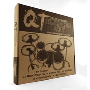Qt Drum Kit Silencer Set Full Kit Inc Cymbals - 22" American Fusion
