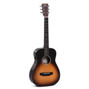Sigma TT12E+ Travel Electro Acoustic Guitar Inc Gigbag - Sunburst