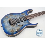 Ibanez Premium RG1070PBZ Electric Guitar - Cerulean Blue Burst