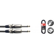 Stagg S-Series Deluxe Instrument Cable J-J Black - 3 Metre