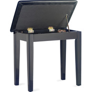 Stagg Polished Black Piano Stool