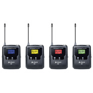 Chord XU Series UHF 4-Channel Wireless Mic System - 4 x Headset / Lavalier