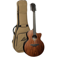 Lag Sauvage Jumbo 12 String Electro Acoustic inc Gig Bag