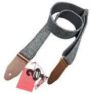 Leather Graft Harris Tweed Guitar Strap 