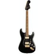 Fender Limited Edition Mahogany Blacktop HH Strat - Black/Gold Hardware
