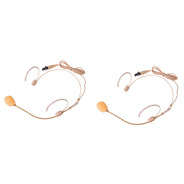 Chord XU Series UHF 2-Channel Wireless Mic System - 2 x Headset / Lavalier