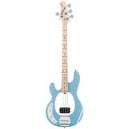 Sterling by Music Man SUB Series Stingray Ray4 Bass Guitar LEFT HANDED - Chopper Blue
