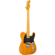 Vintage V52 ICON Electric Guitar - Distressed Butterscotch
