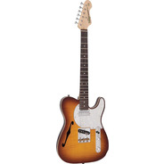Vintage V72 ReIssued Custom Spec Electric Guitar - Flame Tobacco Burst