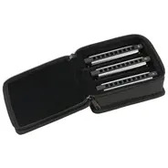 Fender Blues Deluxe Harmonicas - 3 Pack with Case