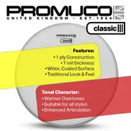 Promuco Classic Drumhead White Coated