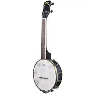 Kala KA-BNJ-C Black Maple Concert Banjo Ukulele with Bag