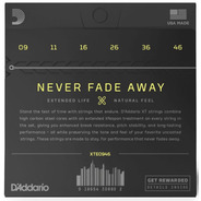 D'Addario XT Coated Nickel Electric Guitar Strings - 09-46