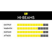 DR Hi-Beams Stainless Steel Round Core Bass Strings - 4 String Set