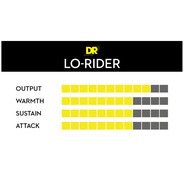 DR Lo-Riders Stainless Steel Hex Core Bass Strings - 5-String Set