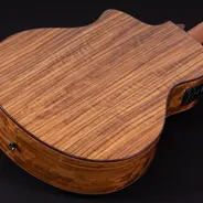 Washburn Bella Tono Vite S9V Studio Cutaway Electro Acoustic Guitar - Gloss Charcoal Burst