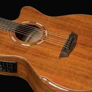 Washburn Comfort G55CE Koa Grand Auditorium Cutaway Electro Acoustic Guitar - Natural