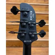 SECONDHAND Ibanez Talman TMB425 5-String Bass - Flat Black (Neon Orange Strings)