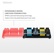 D'Addario XPND 1 Pedalboard - 1 Row