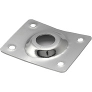 Guitar Gear Jack Plate - Gibson Style - Chrome