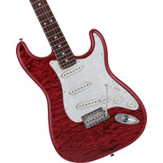 Fender 2024 Collection Made in Japan Hybrid II Stratocaster - Quilt Red Beryl