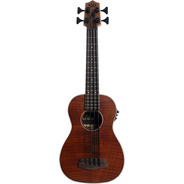 Kala Exotic Mahogany Left-Handed Acoustic-Electric U-BASS