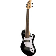 Kala Solid Body 5-String Black FRETLESS U-BASS