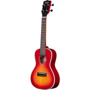 Kala Flame Maple Series Cherry Sunburst - KA-FMCB-C Concert Ukulele