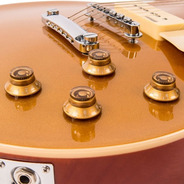 Vintage V100 ReIssued Series Electric Guitar - Gold Top