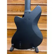 SECONDHAND Ibanez Talman TMB425 5-String Bass - Flat Black (Neon Orange Strings)