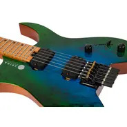 Spira S500 Headless Electric Guitar - Green Burst