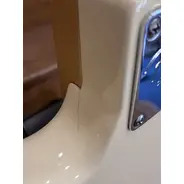 SECONDHAND Fender American Standard Jazz Bass inc Hard Case - Olympic White