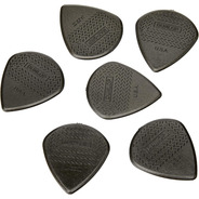 Jim Dunlop Nylon Jazz III Max Grip - Carbon Fibre - Pack of 6