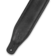 Levy's M26GP Staple Garment Leather Guitar Strap - Black On Black