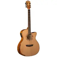 Washburn Comfort G66SCE Spalt Maple Grand Auditorium Cutaway Electro Acoustic Guitar - Natural