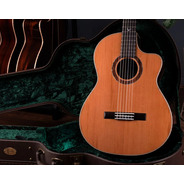 Faith Lyra Nylon String HiGloss Cutaway Classical Guitar Inc. GigBag